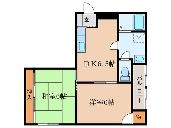 アネックス城野の物件間取画像